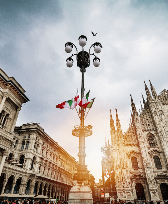 Foto panorâmica de Piazza del Duomo Itália