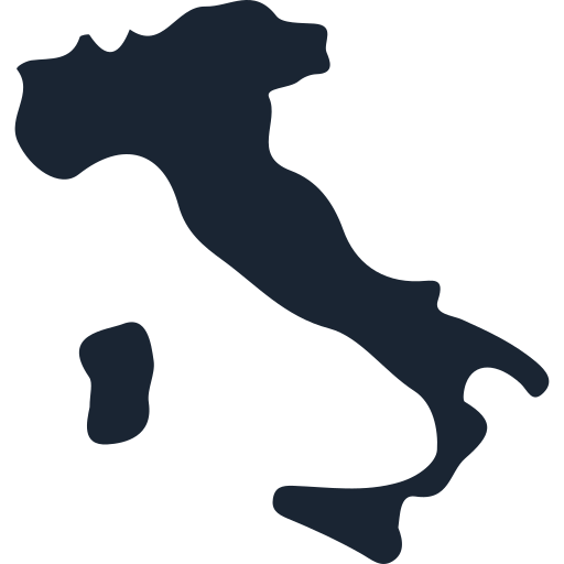 Ícone das fronteiras da Itália