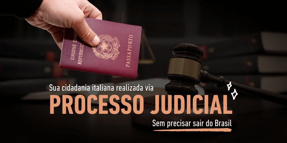 Sua cidadania italiana feita pelo processo judicial.